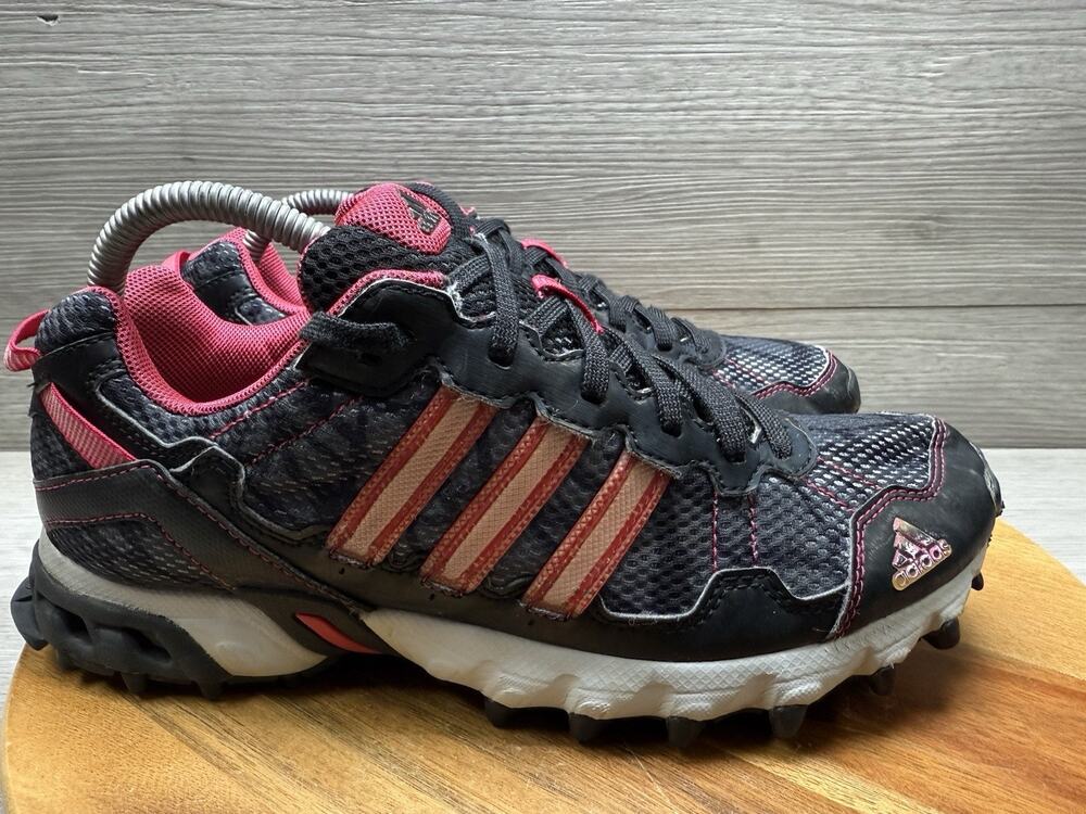 Adidas Women's Thrasher 1.1 C76331 Gray Black Pink Running Shoes Size 9